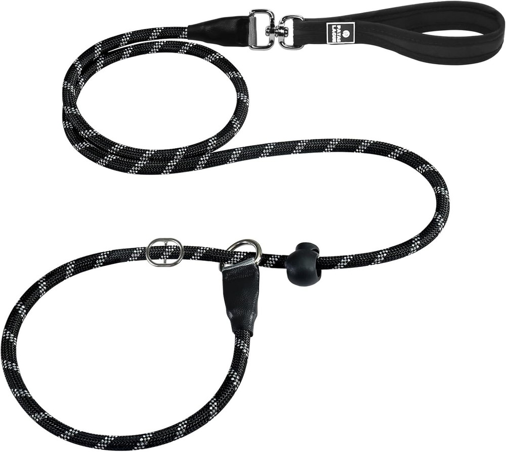 5 FT Reflective Slip Lead Dog Leash - Heavy Duty, Easy Training Solution