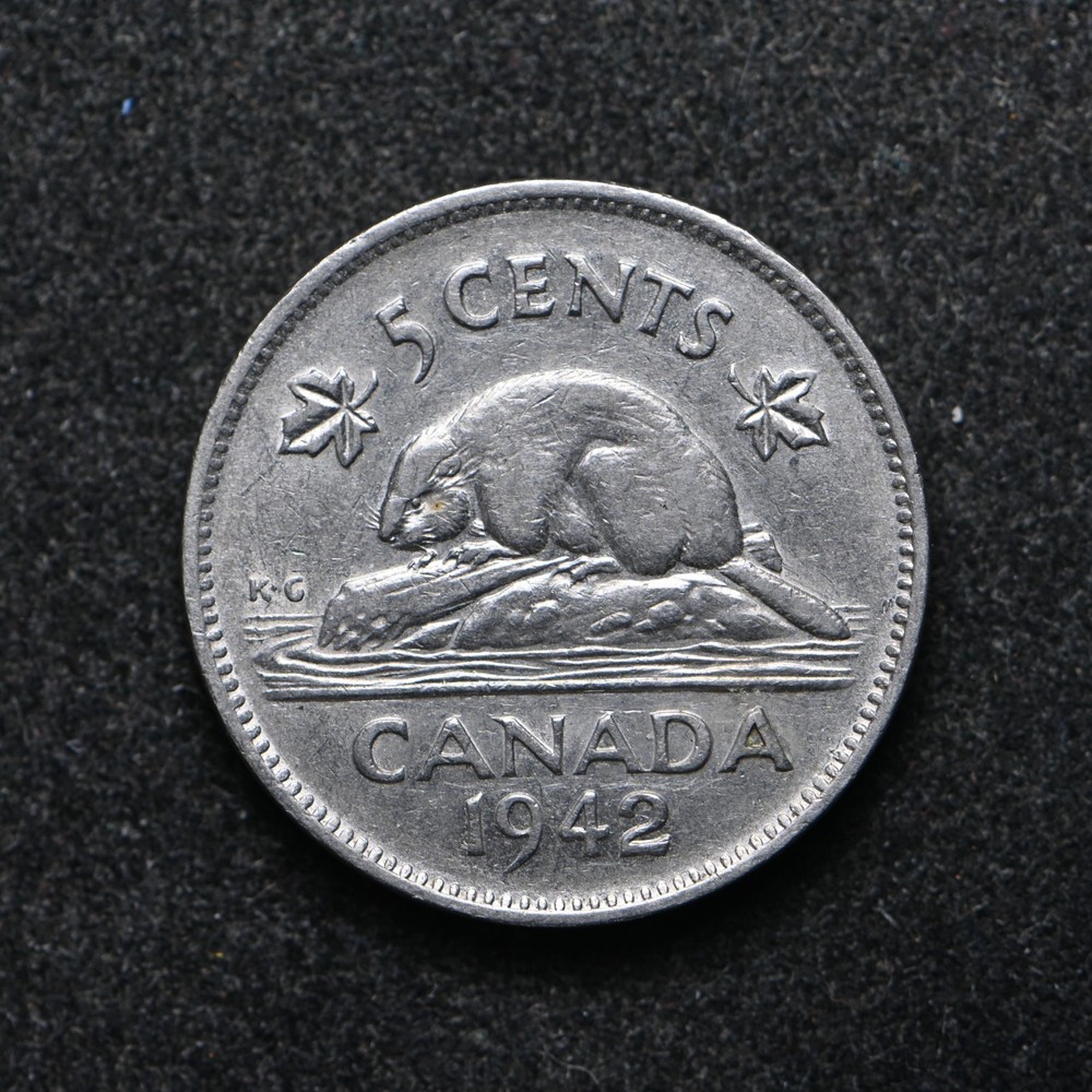 1942 Canada Five Cents (bb18939)