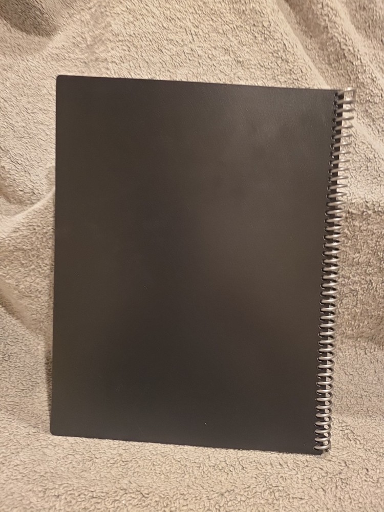 Rocketbook Multi Subject Spiral Notebook Black