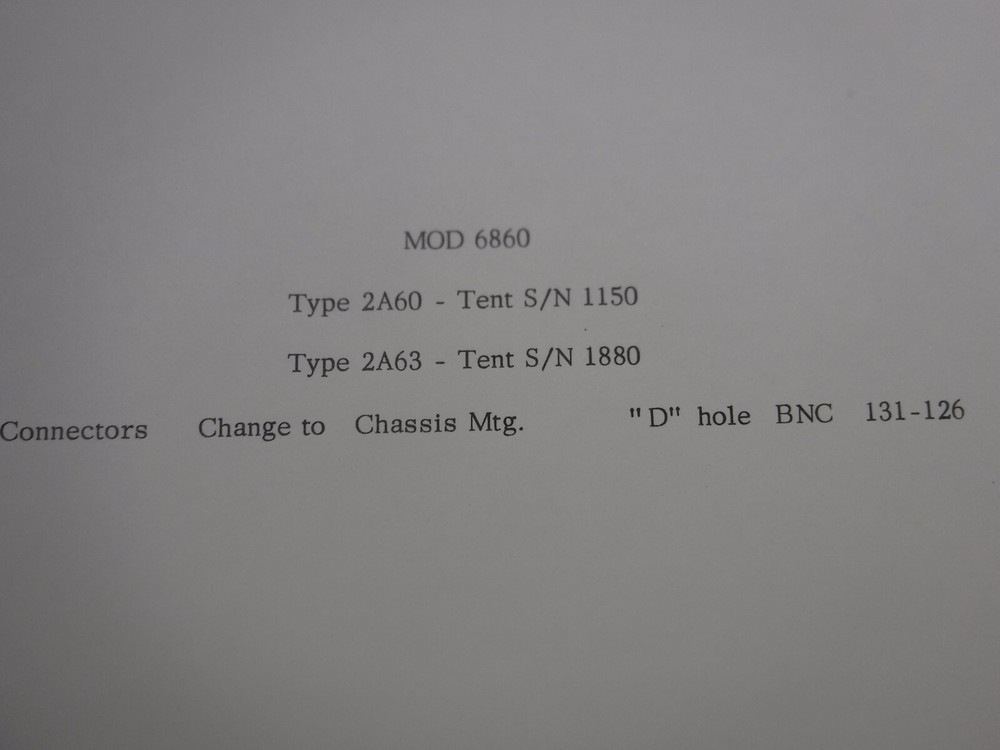 Tektronix 2A63 Type Plug-In Manual 070-266