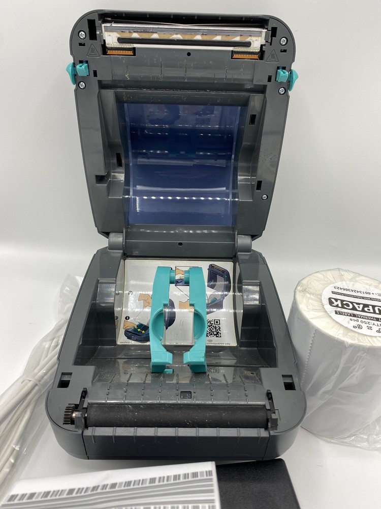 Zebra GK420D Thermal Printer w USB/Parallel/Serial Free Labels & Cables REFURB
