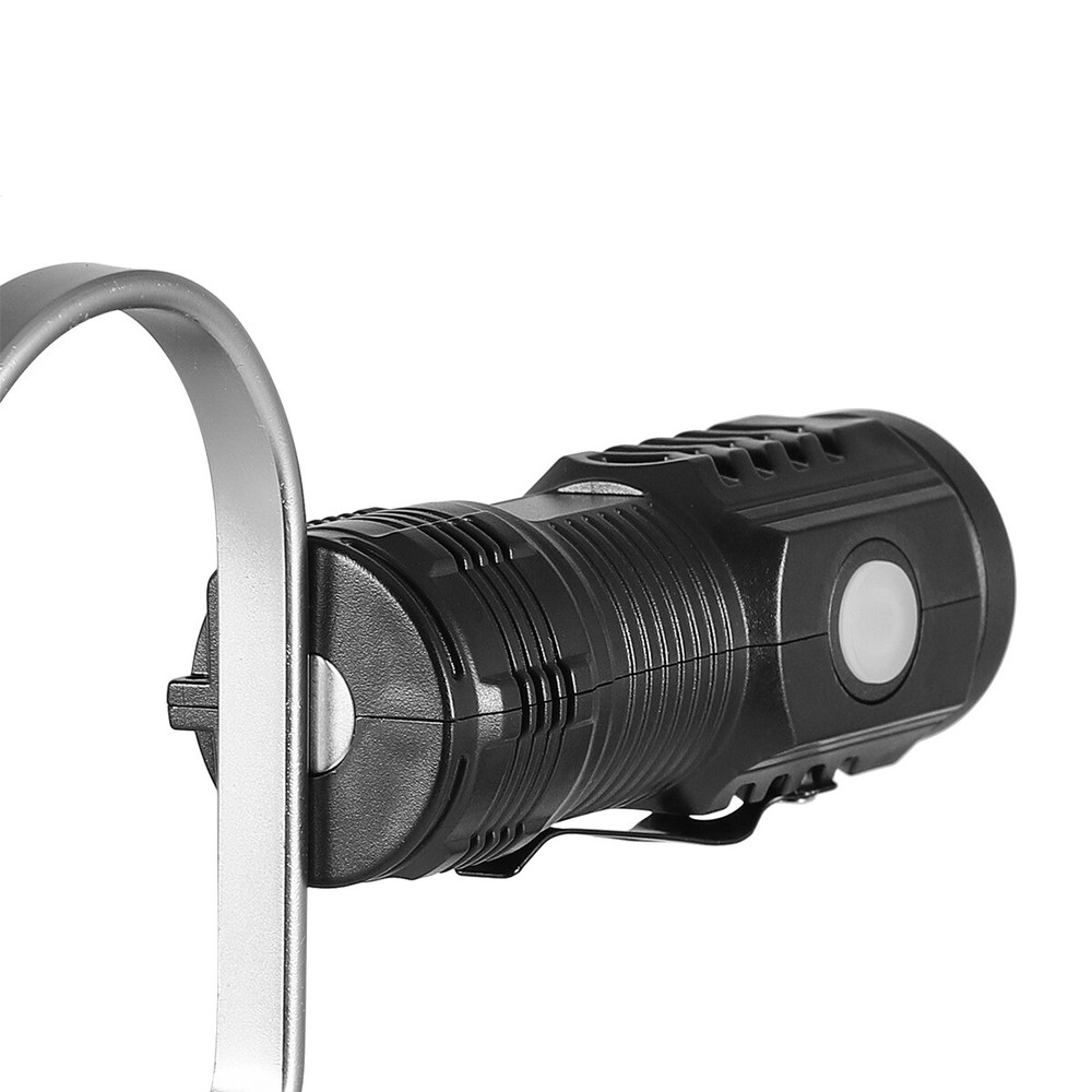 Super Bright LED Torch USB Rechargeable Tactical Flashlight Work Light Magnetic