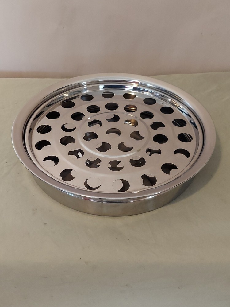 Stainless Steel Communion Tray - 12.2" - Holds 40 - NEW