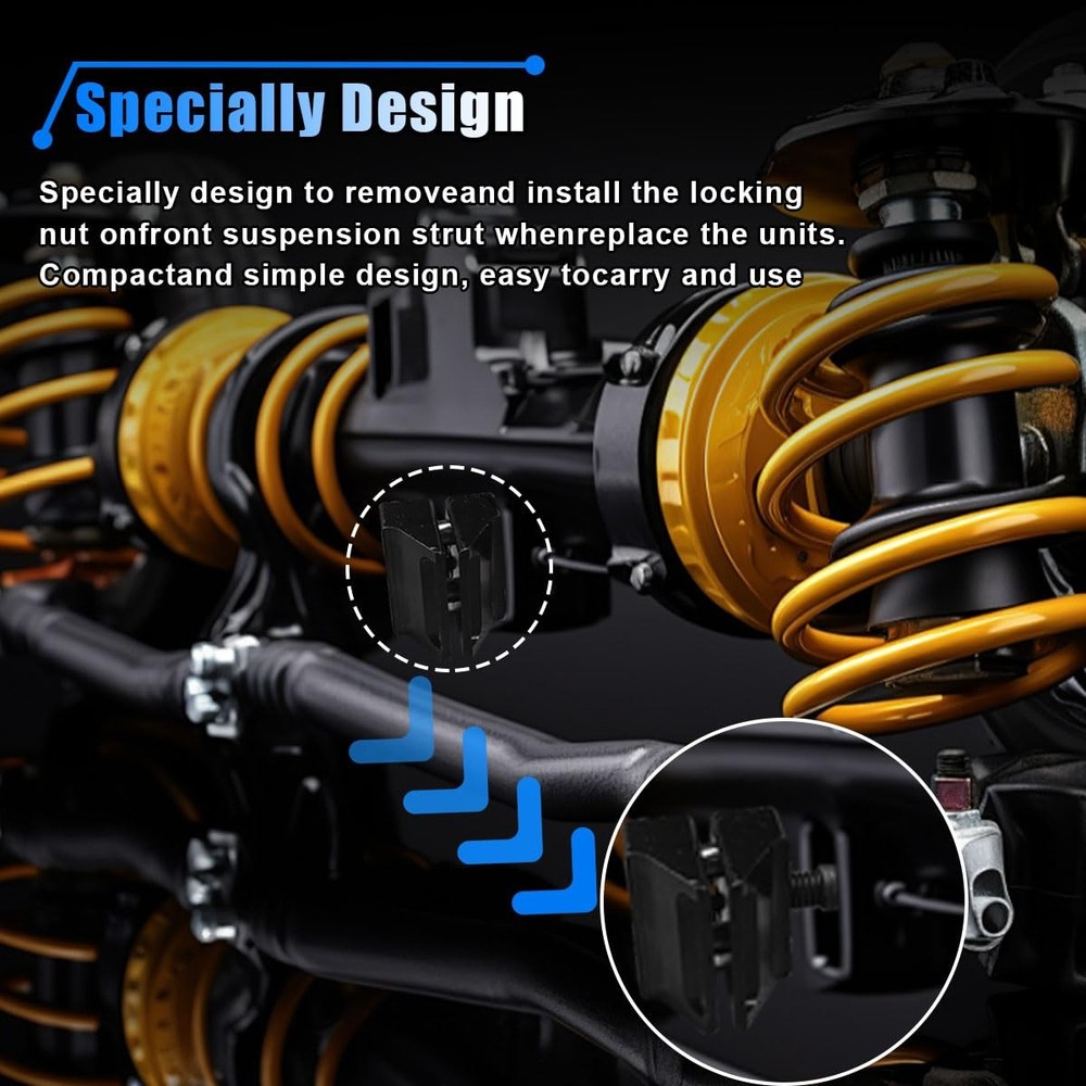 Strut Spreader Tool, Universal Suspension Strut Split Hub Steering Knuckle Sp...