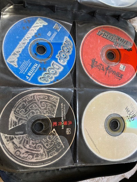 150+ CDs Mostly 90s/2000s Hip‑Hop & More with Case Logic Carry Case