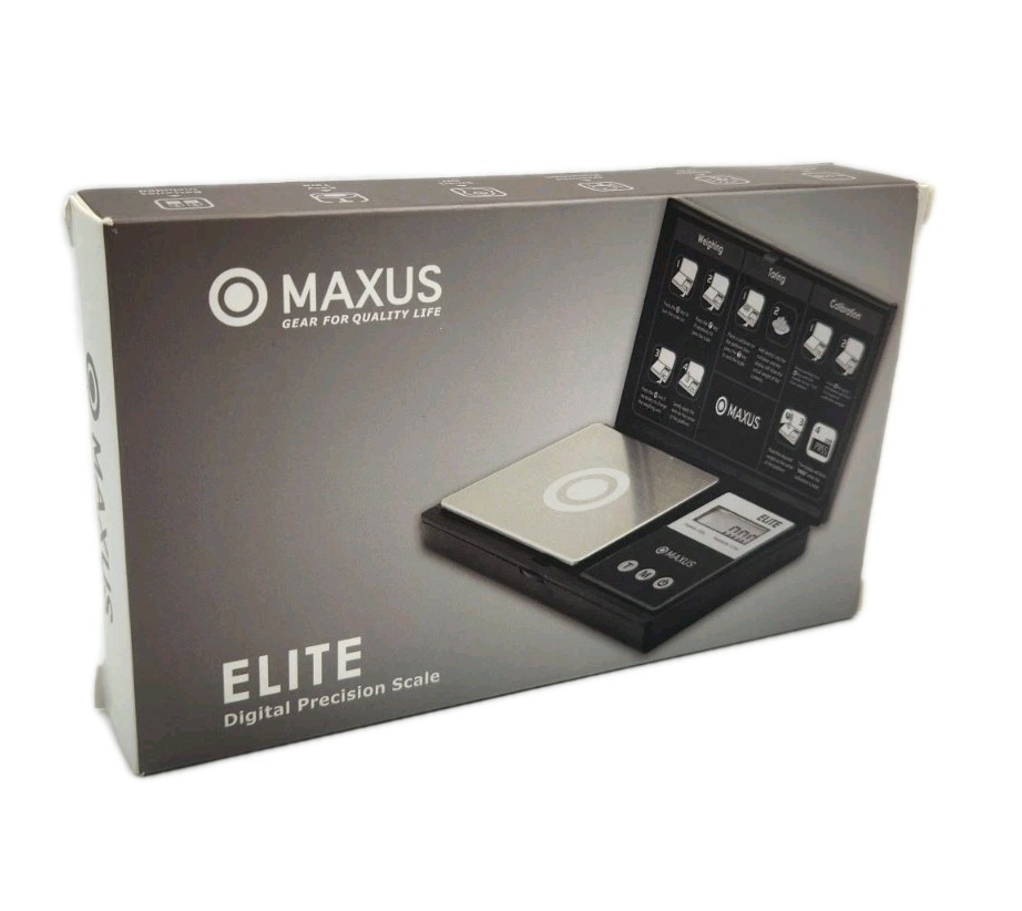 MAXUS Pocket Scale 500g x 0.01g Black Portable Digital Precision Scale