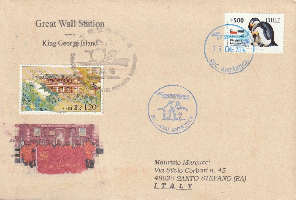 China - antarctic cover from Great Wall Station 2014