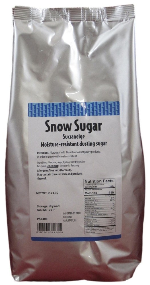 Pastry 1 Snow Sugar - 11 Lbs