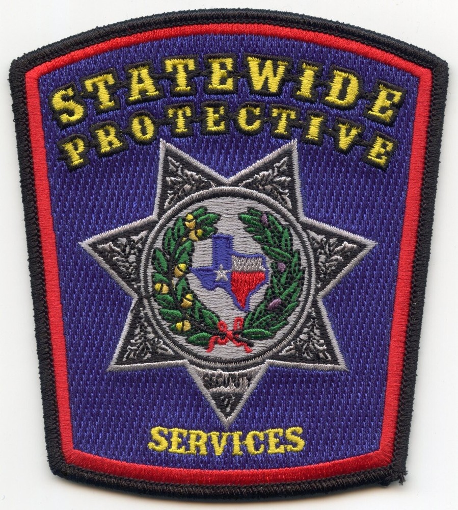 TEXAS STATEWIDE PROTECTIVE SERVICES SECURITY police PATCH