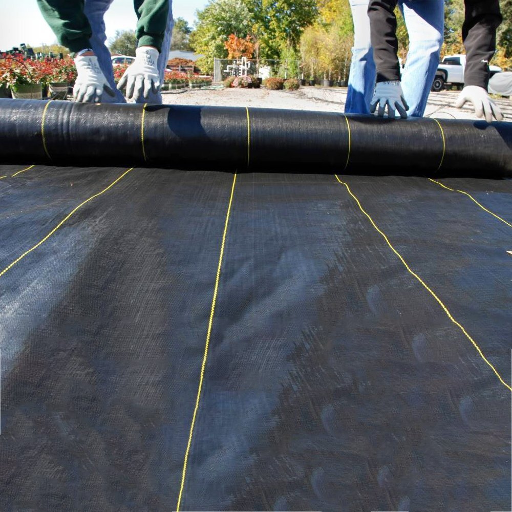 NEW Weed Barrier Fabric Woven Earthmat Ground Cover Landscape 3.2oz/sq.yd