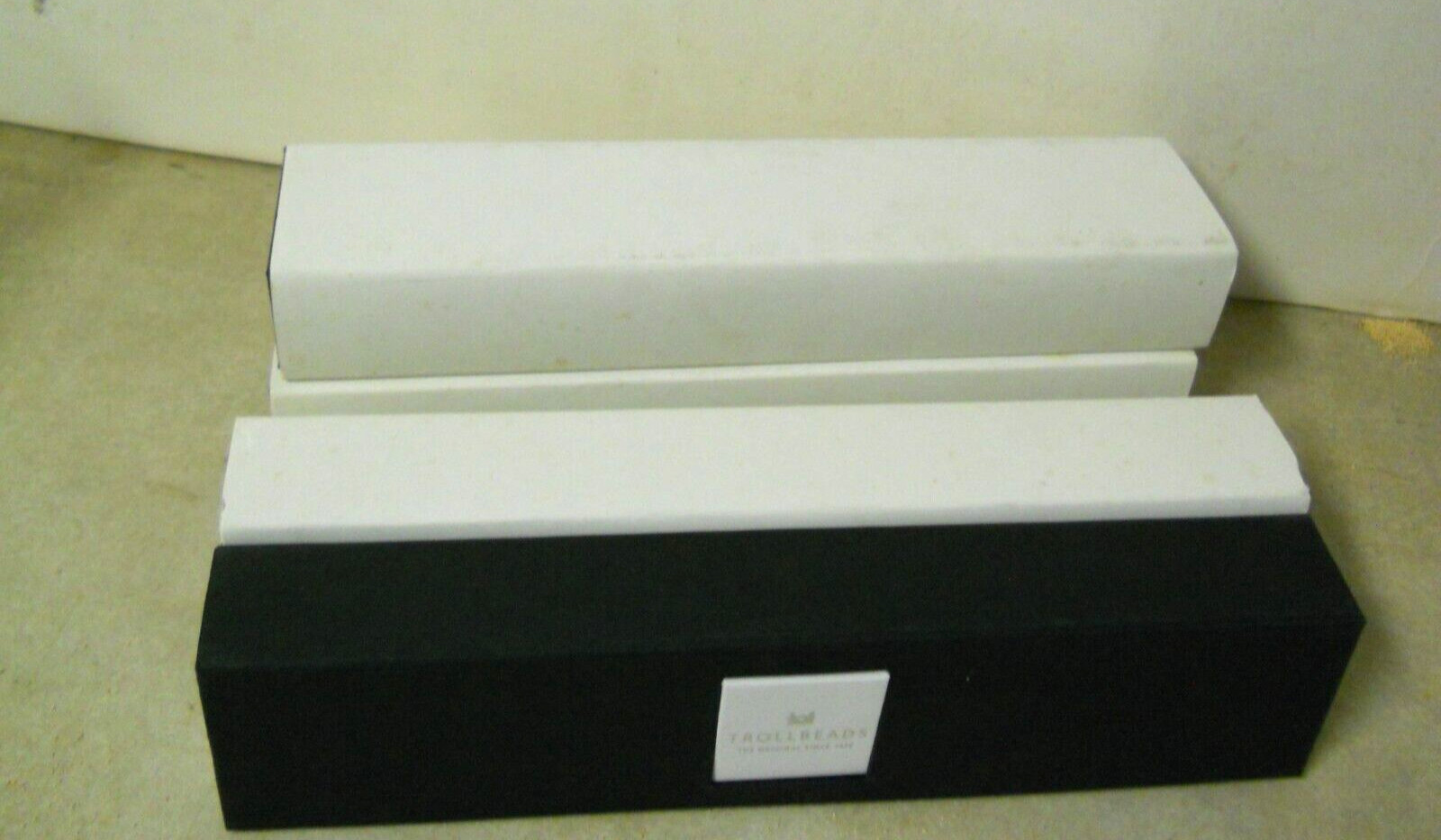Trollbeads Long Lined Bracelet Gift Boxes Rectangle Lot of 3
