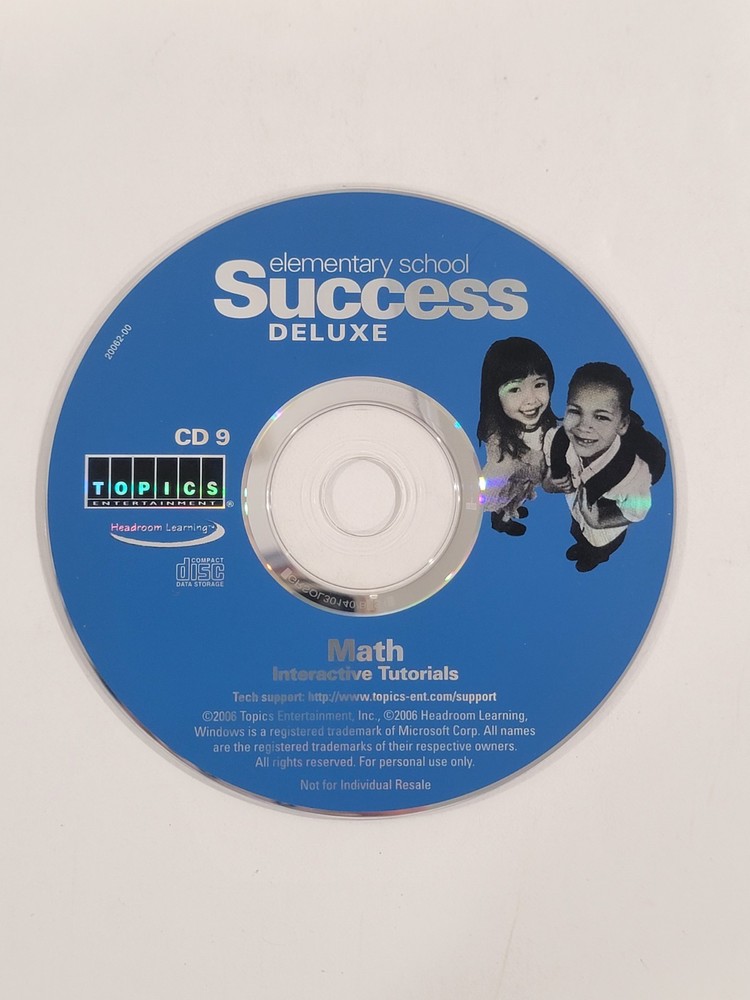 Elementary School Success Deluxe 2006 9 CD Learning Set - Loose Discs