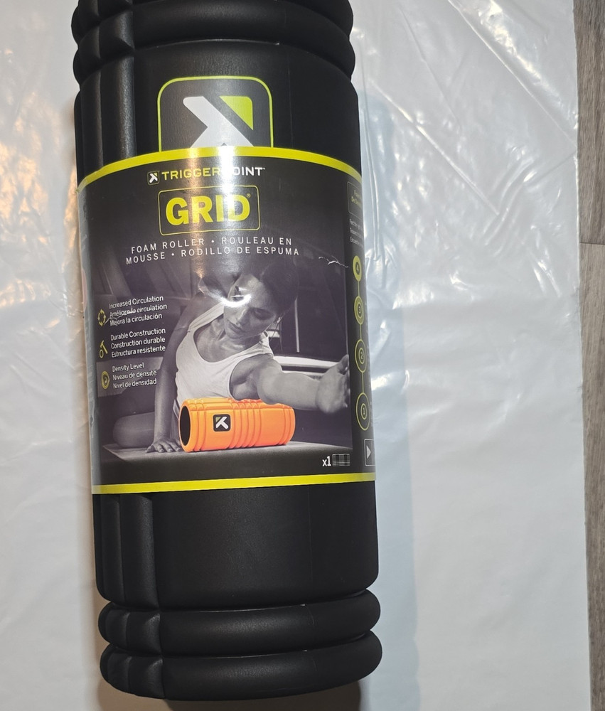 Trigger Point Performance GRID Foam Roller Durable Construction Black