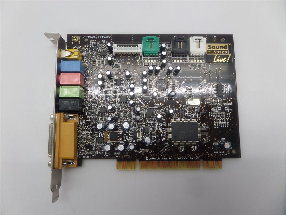 Creative Labs Sound Blaster SB0200 PCI Sound Card