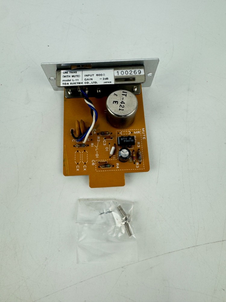TOA L-11 Line Matching Input plug-in module for 900 Series, L-11S