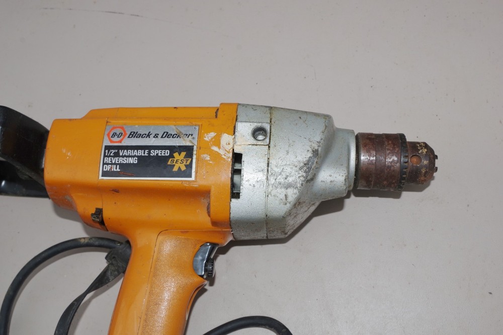 Black & Decker 1/2" Variable Speed Reversing Electric Drill, No. 7264