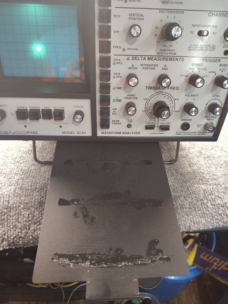 Sencore Model SC-61 Oscilloscope / Waveform Analyzer - Works. See Description