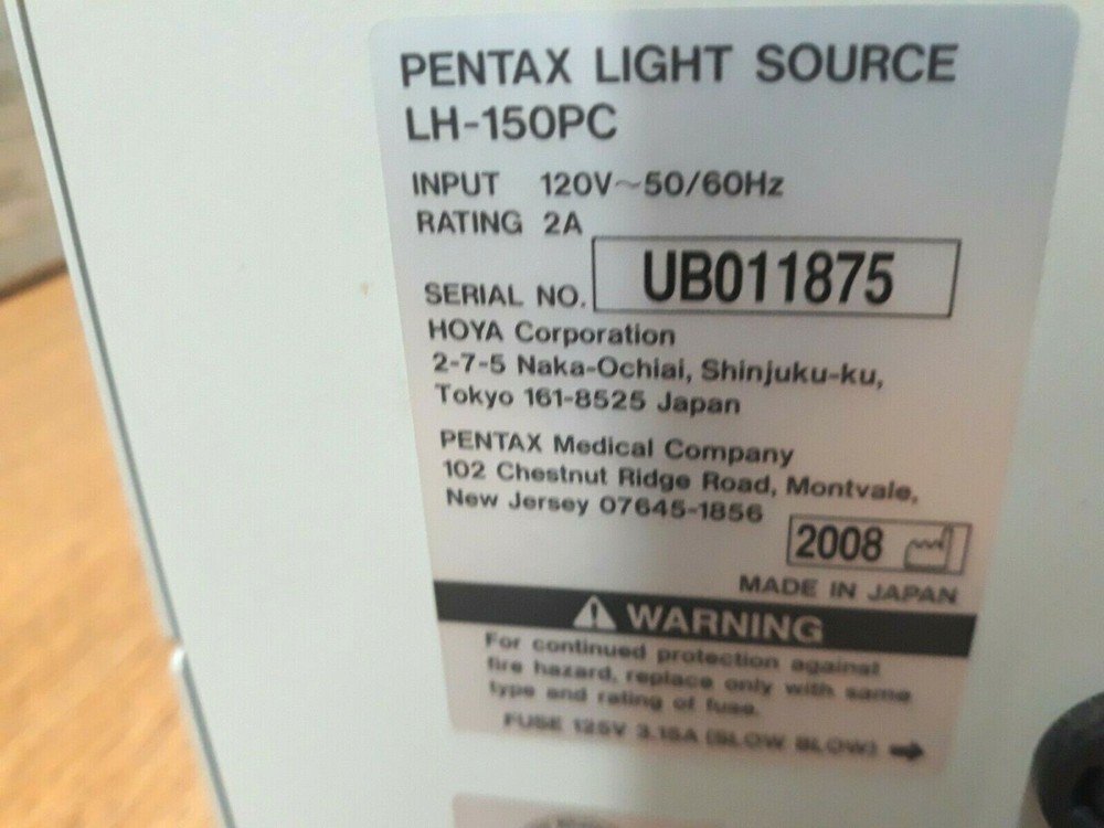 PENTAX LH-150PC light source & pump (C2)