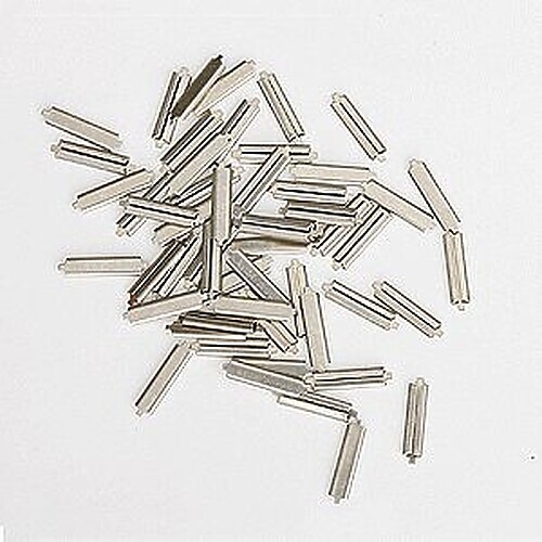 Micro-Engr Code 70 Nickel Silver Rail Joiners (50) Nickel Silver - Model Train