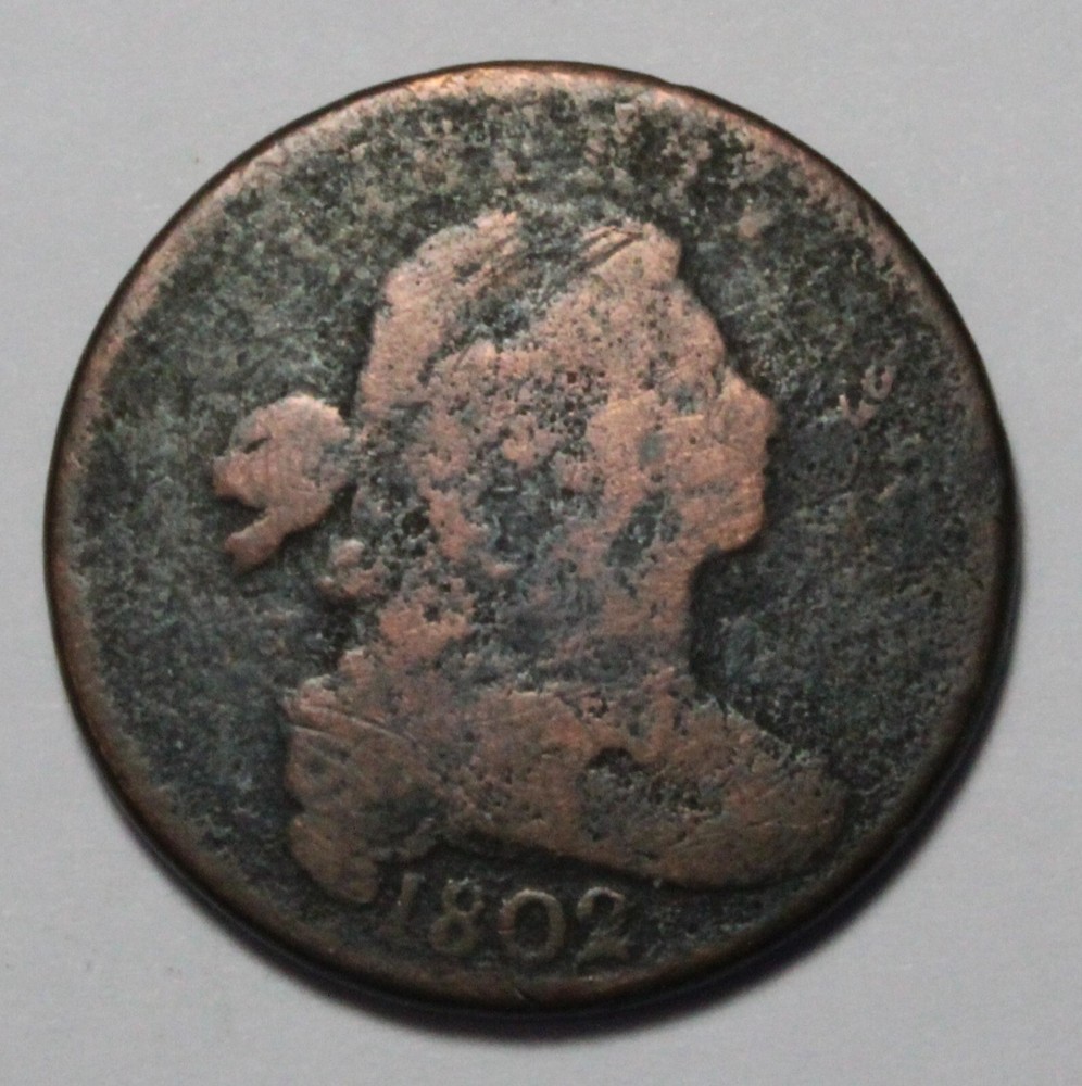 1802 Large Cent HU176