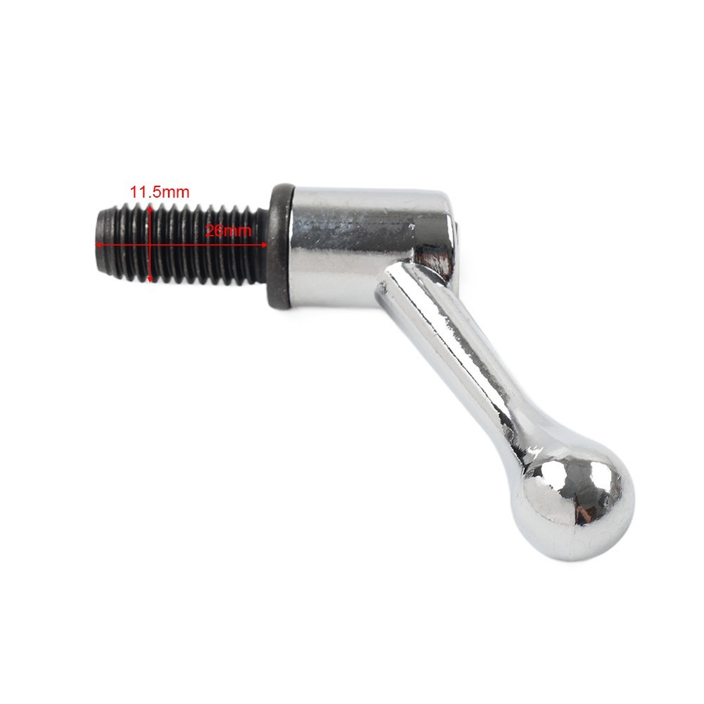 Table Lock Handle M12 Thread Set For Bridgeport Milling Machine 11.8mm Silver