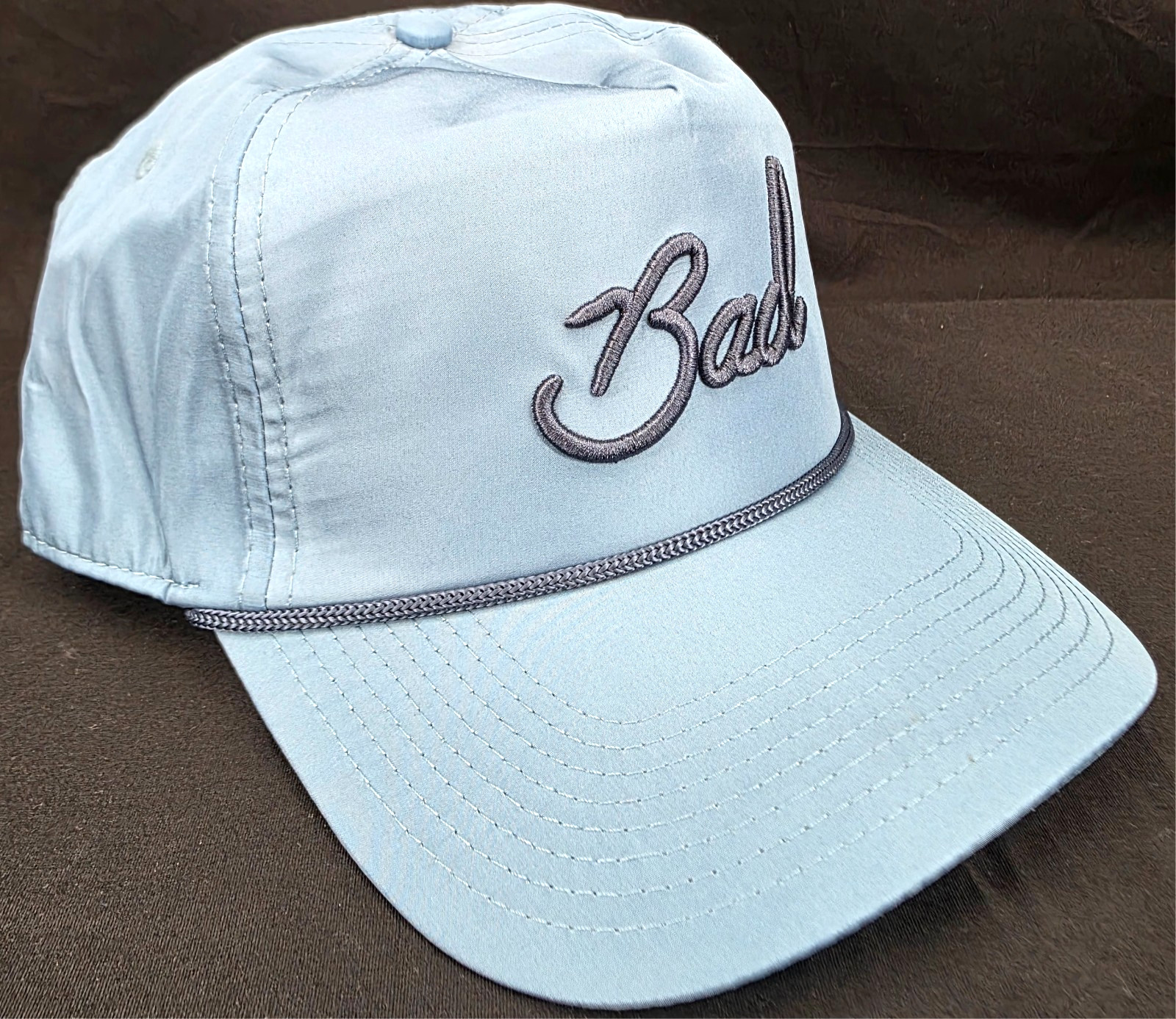 NEW Bad Birdie Rope Cornet Blue Embroidered Polyester Snapback Golf Hat OSFM
