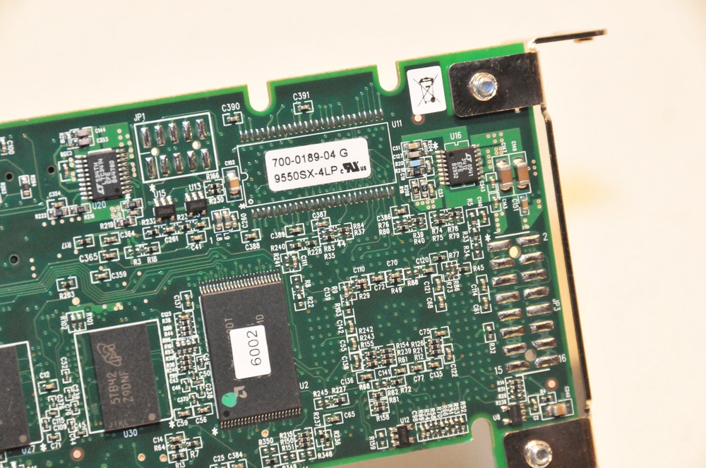 3Ware 9550SX-4LP 4-Port Low-Profile SATA Raid Controller $35