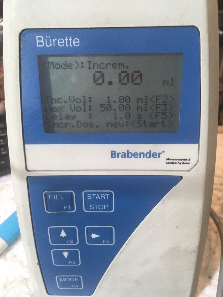 BRABE NDER UNIVERSAL BURETTE  50ML used