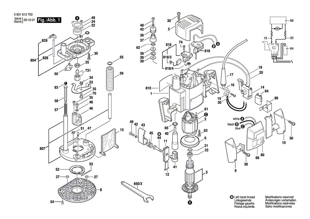 New Bosch 1617328025 Suppression Filter