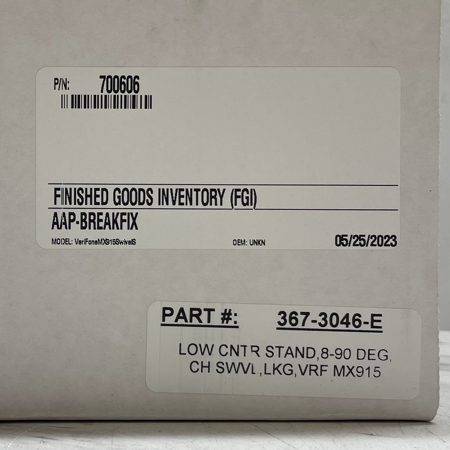 NEW VeriFone MX915 MX925 Credit Card Stand Locking Swivel Tilt w/ Key ENS Havis