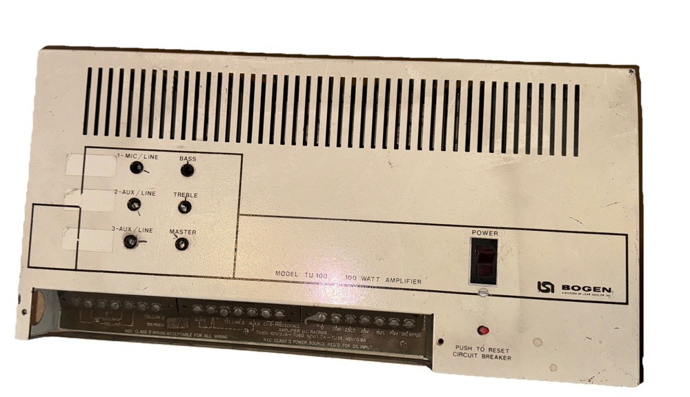 Bogen  Model TU-100 100 Watt Amplifier