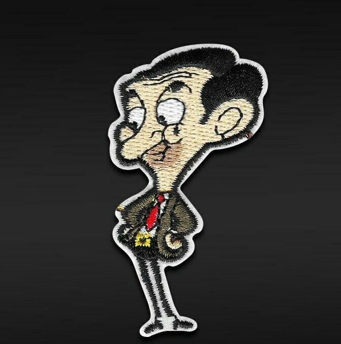 MR. BEAN FIGURE/IMAGE EMBROIDERED 2.5" Patch