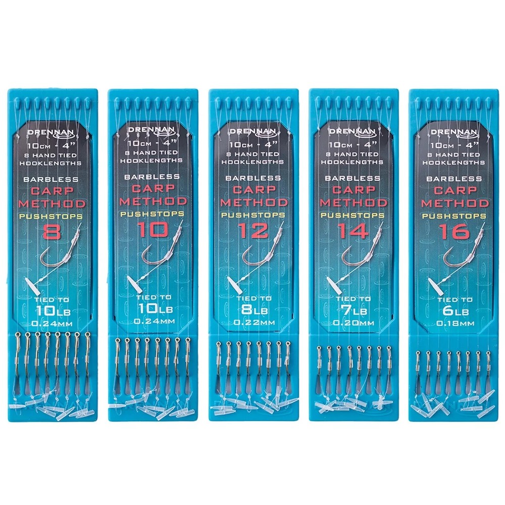 Drennan Carp Method Pushstop - 4" Hook Plate System - All Hook Sizes