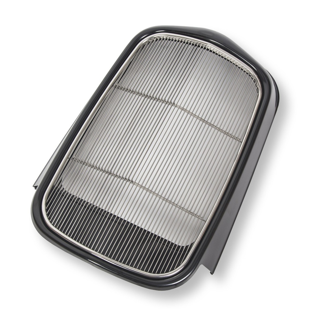 For 1932 Ford Steel Front Grille Shell+Stainless Insert Grill Without Crank Hole
