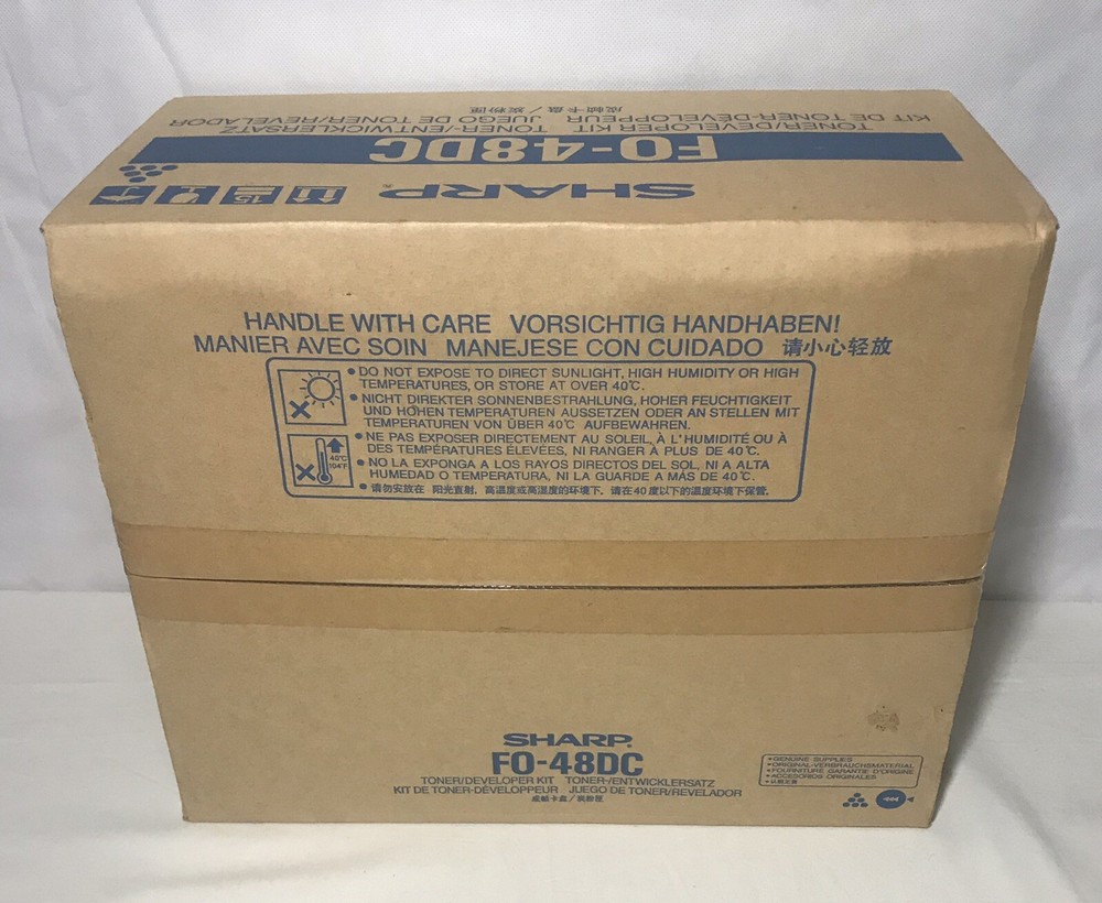 Genuine Sharp FO-48DC Toner / Developer - Printer-Copier-Fax, New Sealed Box...