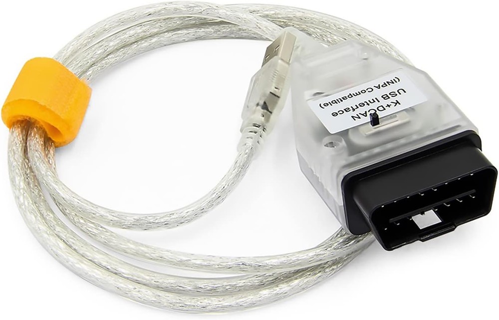 K+DCAN Cable 2M OBDII Diagnostic Cable EDIABAS Switch OBD2 K DCAN Cable