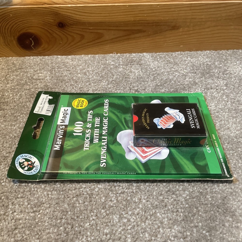 Marvin's Magic Svengali Magic Cards Tricks & Tips Deck Magic Book secrets NEW