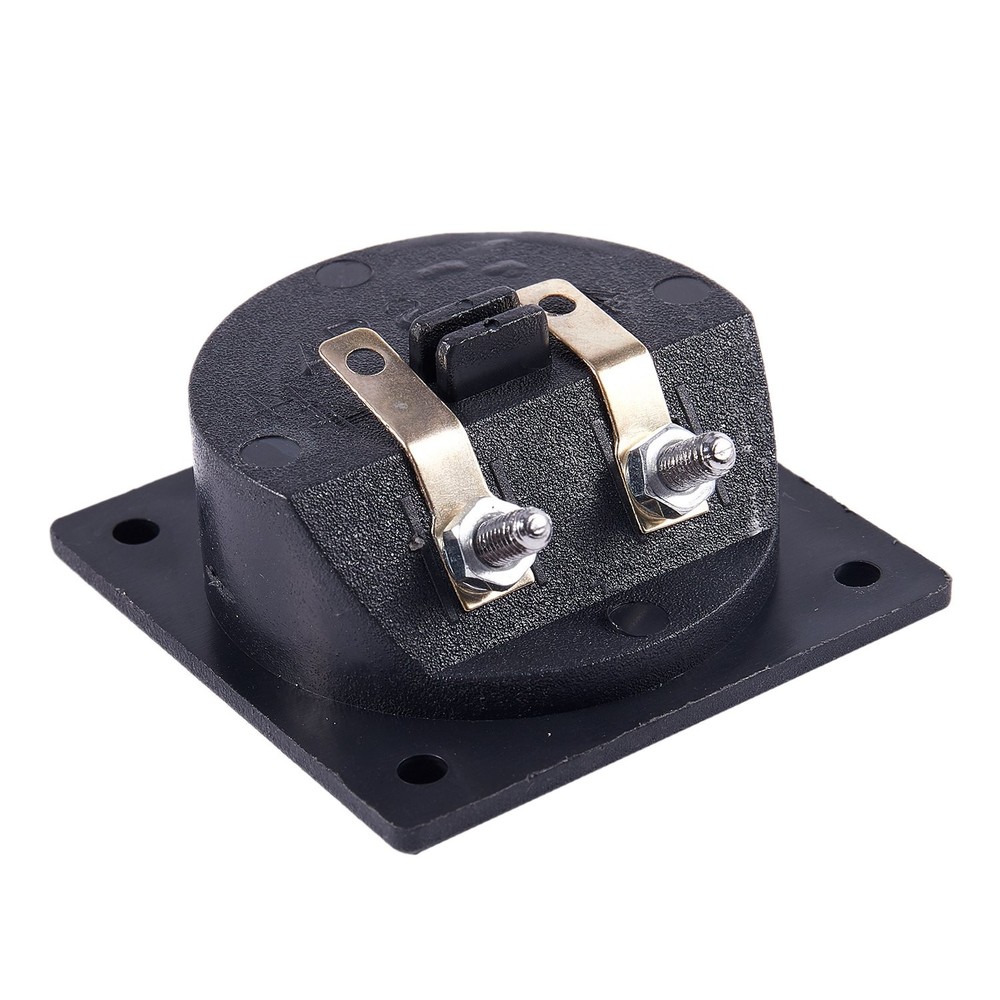 Square Shape Binding Post Type Speaker Box Terminal Cup Black F7Q46635