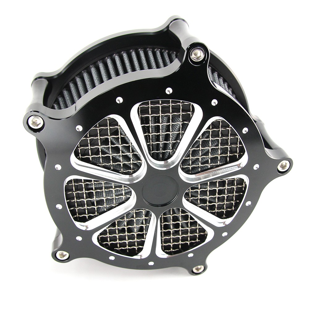 Air Cleaner Intake Filter For Harley Touring Electra Glide Softail 93-07