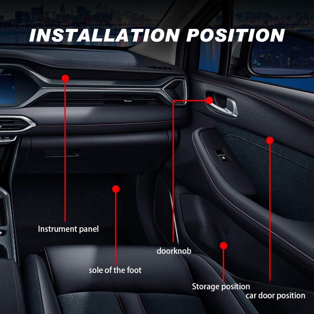 18in1 Car Atmosphere Interior LED Acrylic Guide Fiber Optic Ambient Lights Decor