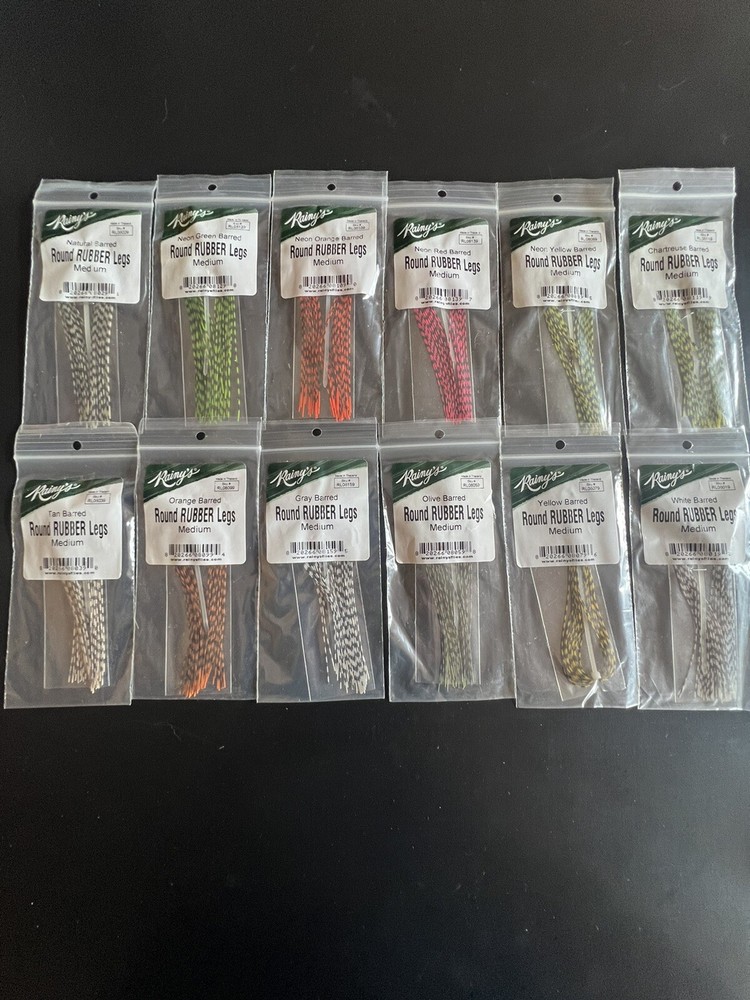 Rainy's Medium Round Rubber Legs - separated