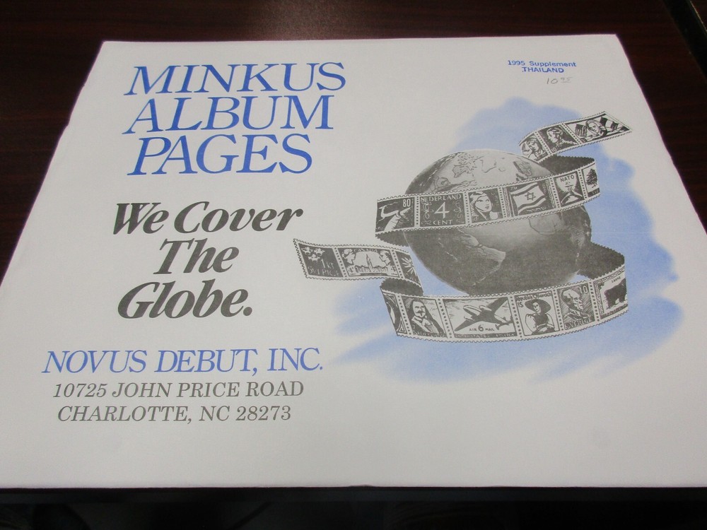 "MINKUS" ALBUM PAGES 1995  SUPPLEMENT  THAILAND  W/FREE SHP.