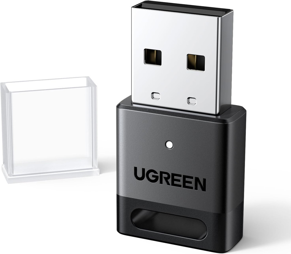 UGREEN USB Bluetooth Adapter for PC Bluetooth 5.4 Dongle Receiver EDR & BLE, Plu