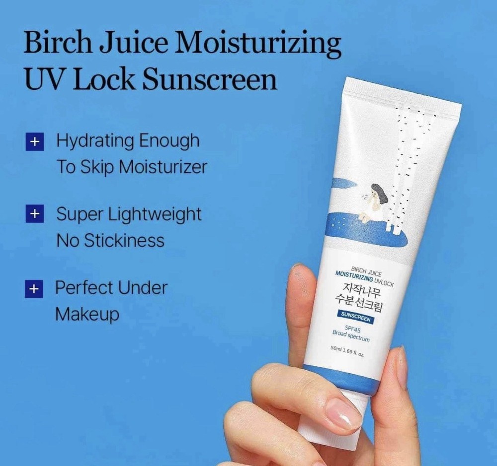ROUND LAB Birch Juice Moisturizing Sunscreen_OTC version SPF45Broad spectrum