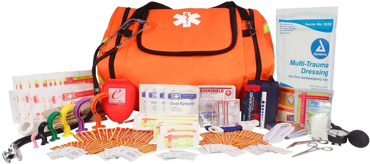 Paramedic First Responder Kit First Aid Fully Stocked Trauma Emergency Kit