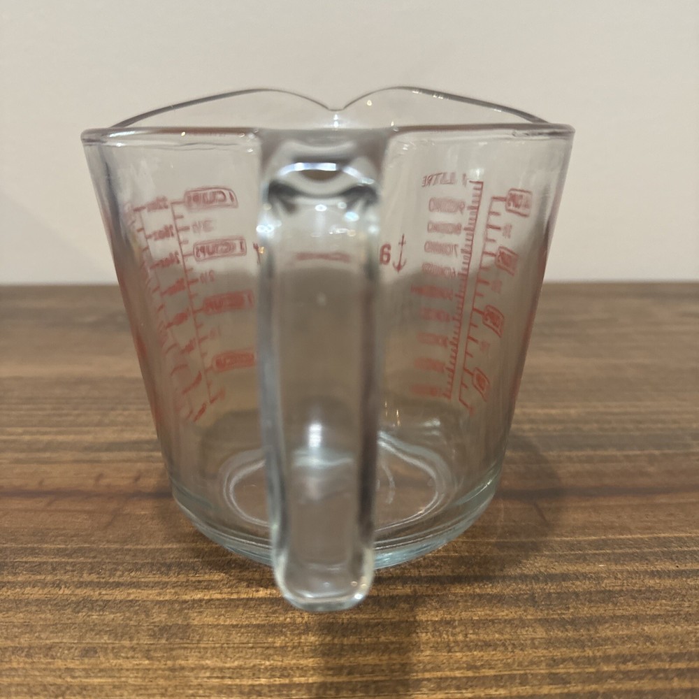 4 Cup Measuring Cup Anchor Hocking Glass