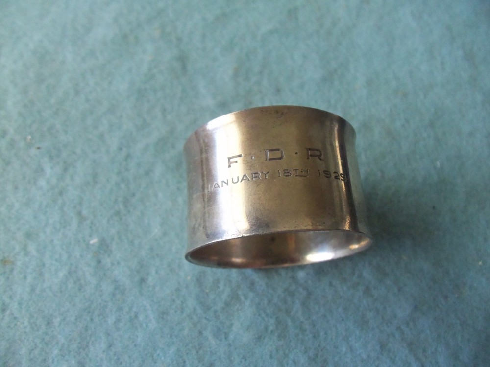 FDR STERLING NAPKIN RING