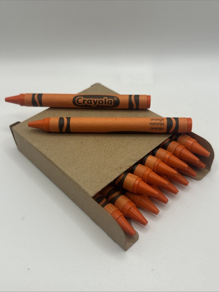 (16) Crayola Crayons (orange) BULK