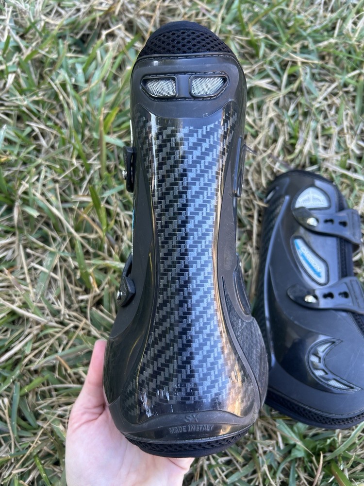 Veredus Carbon Gel Vento Open Front Boots Black Size Medium