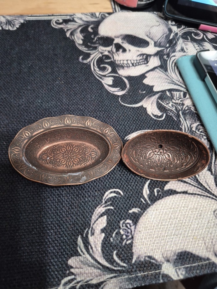 Zara Bronze Container with Lid Made In Turkey